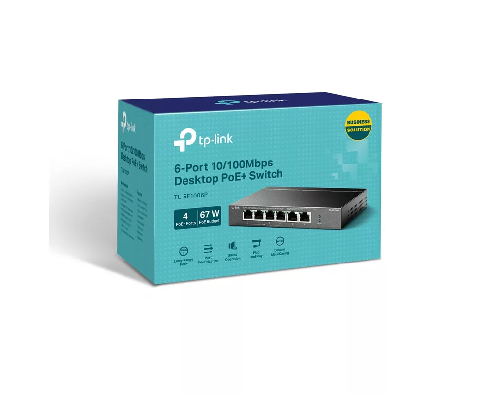 Switch (Комутатор) TP-Link TL-SF1006P 3