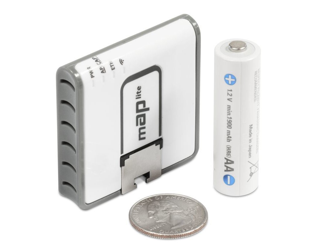 Access point (Точка за достъп) MikroTik mAP Lite RBmAPL-2nD, 64MB RAM, 1xLAN 10/100, 802.3af/at 10