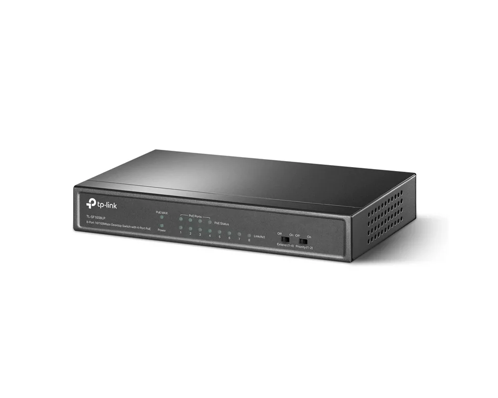 Switch (Комутатор) TP-Link TL-SF1008LP с 4-PoE порта 3