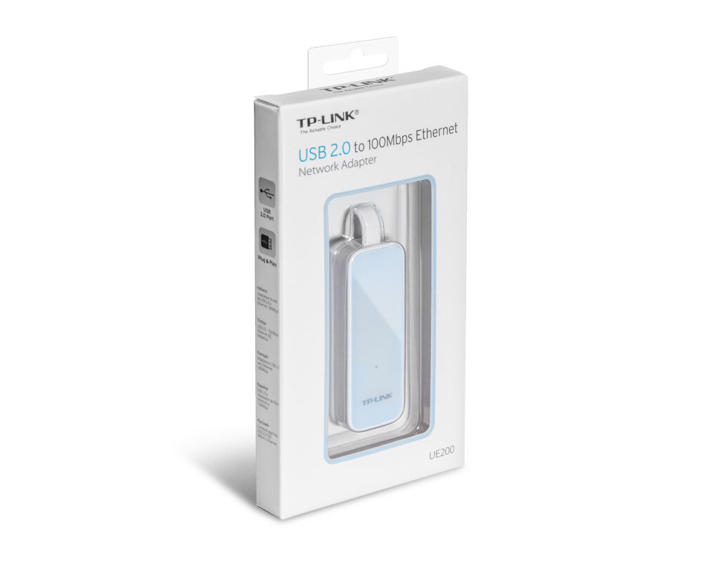 Мрежова карта TP-Link UE200, USB 2.0, LAN, 10/100 9