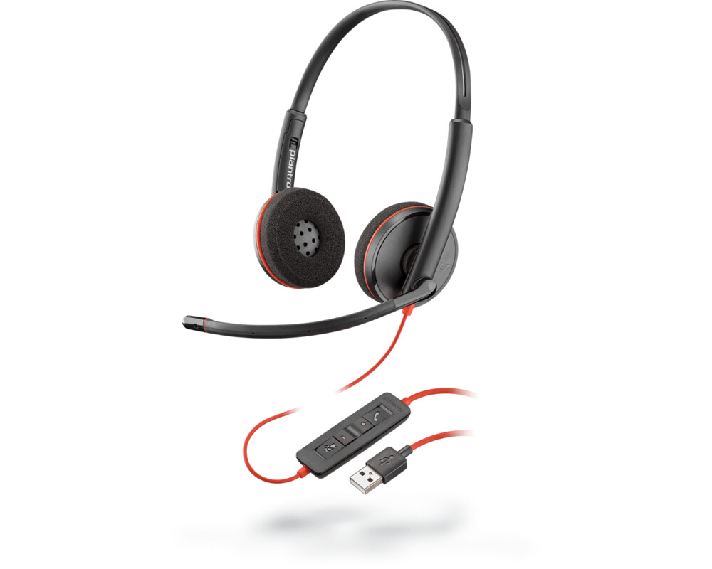 Слушалки Plantronics Blackwire C3220, Stereo, Unified Communication, Микрофон, Черни 4