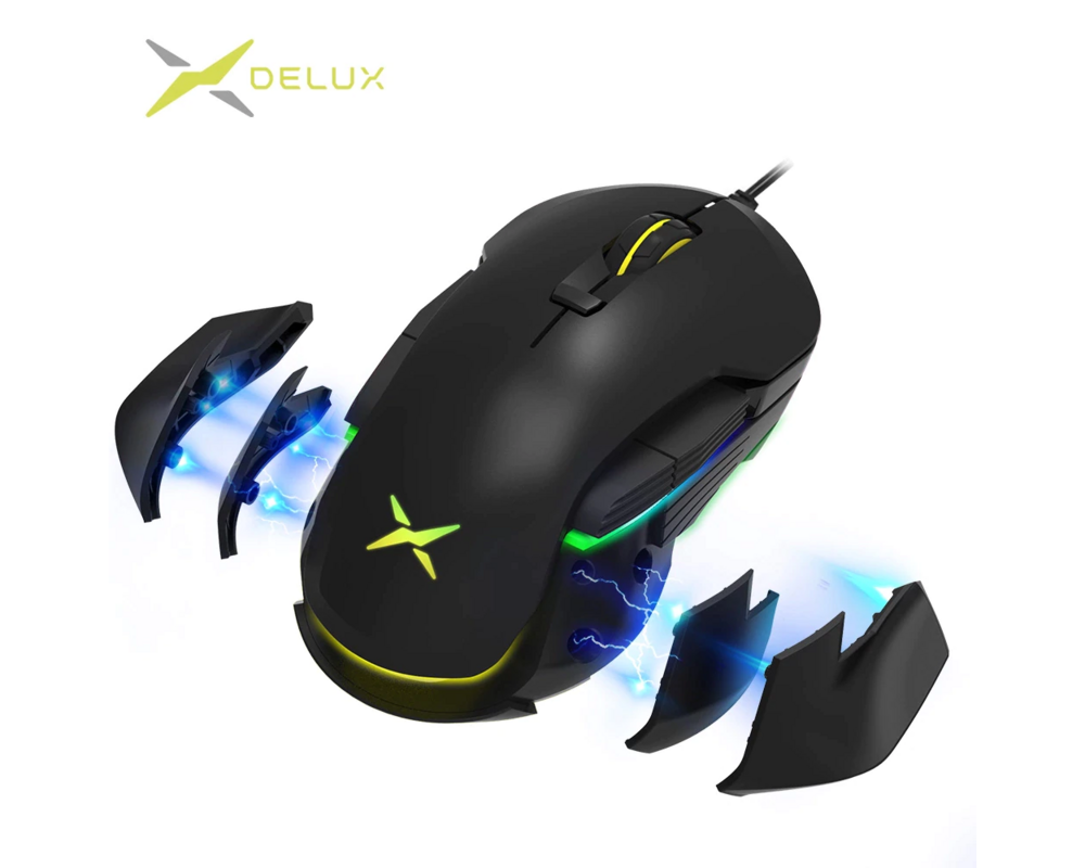 Мишка DELUX M627S PMW3389 USB RGB 6