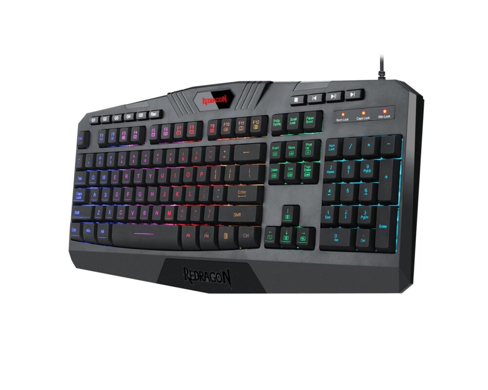 Клавиатура Redragon Harpe Pro K503A-RGB-BK RGB геймърска 6