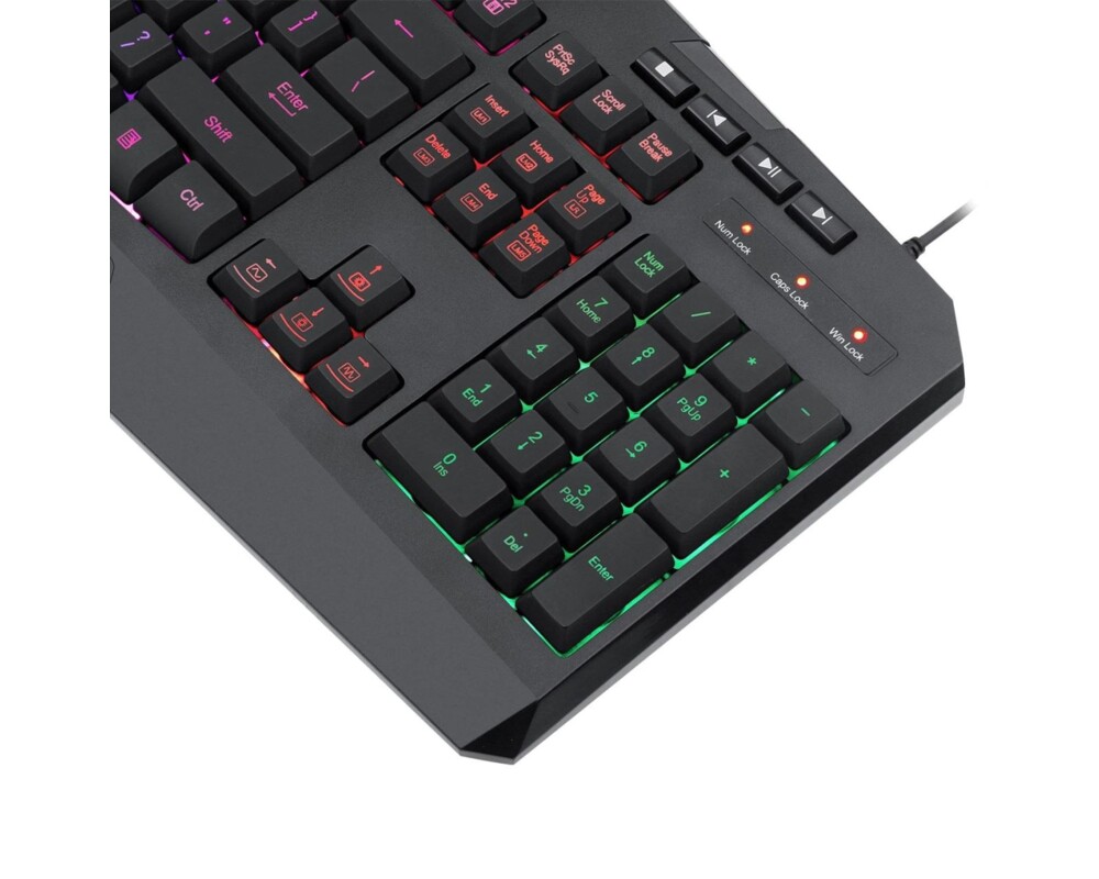 Клавиатура Redragon Harpe Pro K503A-RGB-BK RGB геймърска 10