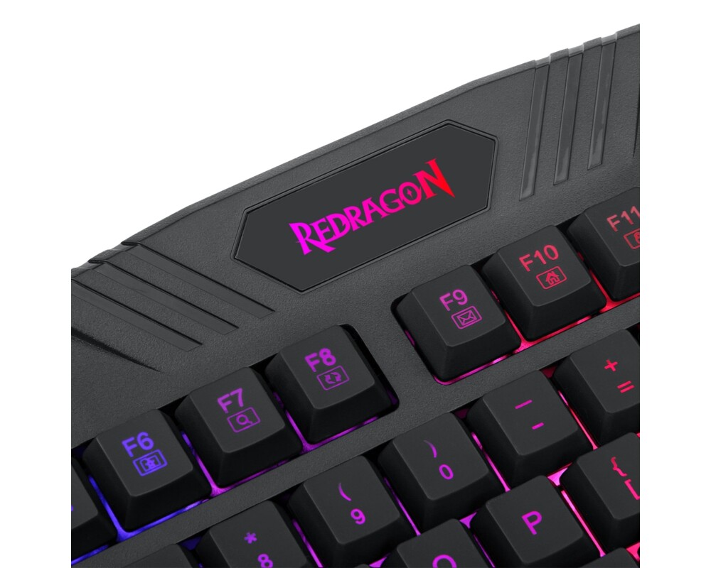 Клавиатура Redragon Harpe Pro K503A-RGB-BK RGB геймърска 8