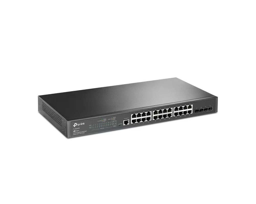 Switch (Комутатор) TP-Link JetStream TL-SG3428 с 4-SFP слота 3