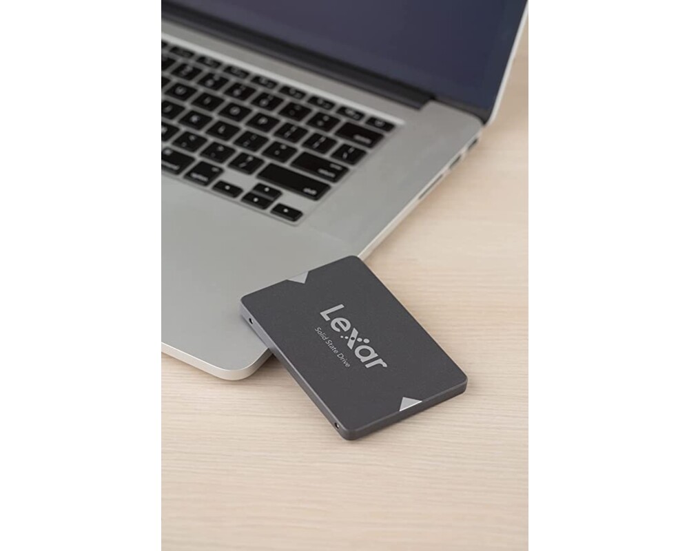 SSD LEXAR NS100 512GB SSD, 2.5”, SATA (6Gb/s), до 550MB/s скорост на четене и 450 MB/s писане 3