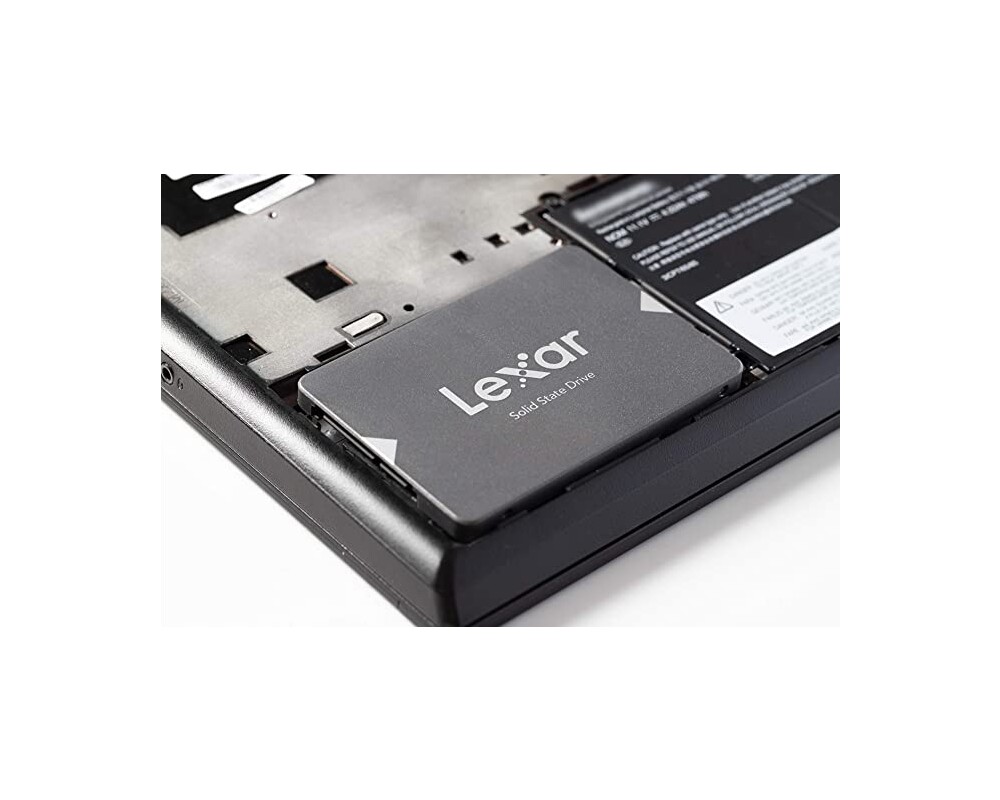 SSD LEXAR NS100 512GB SSD, 2.5”, SATA (6Gb/s), до 550MB/s скорост на четене и 450 MB/s писане 5