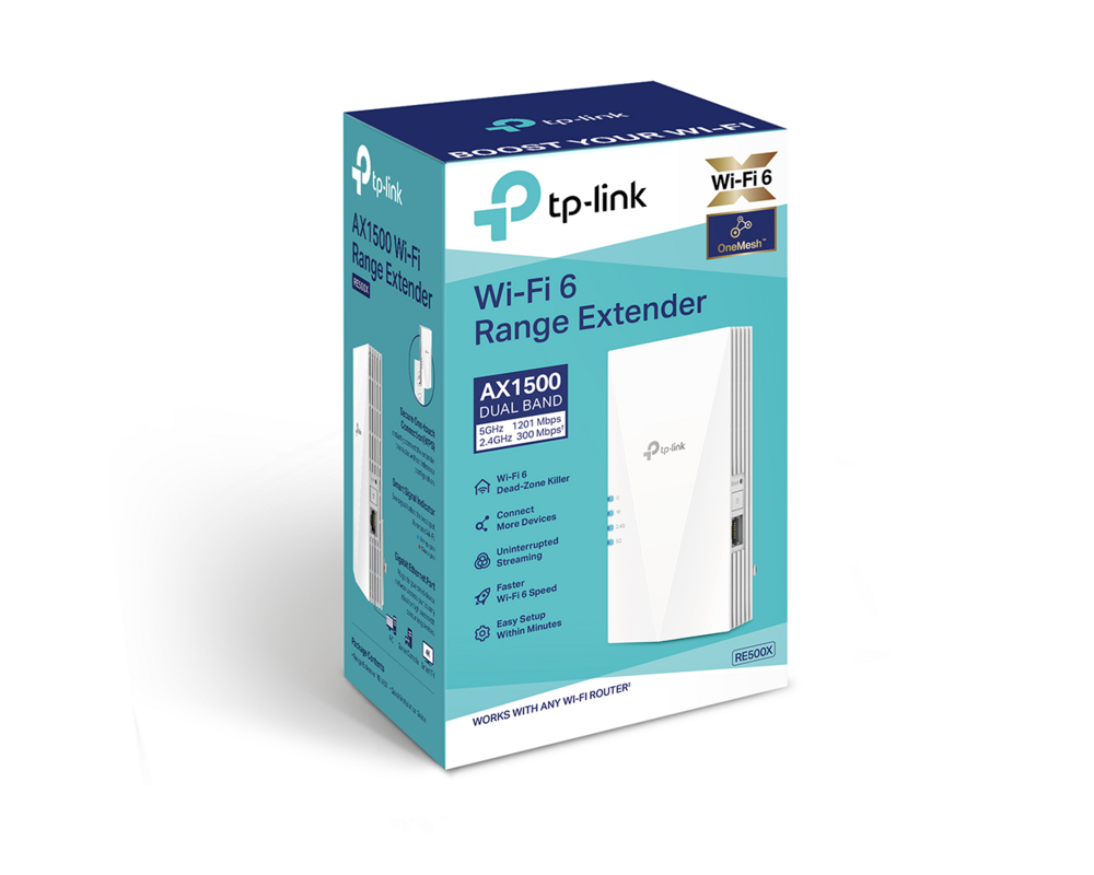 Безжичен усилвател TP-Link RE500X AX1500 7