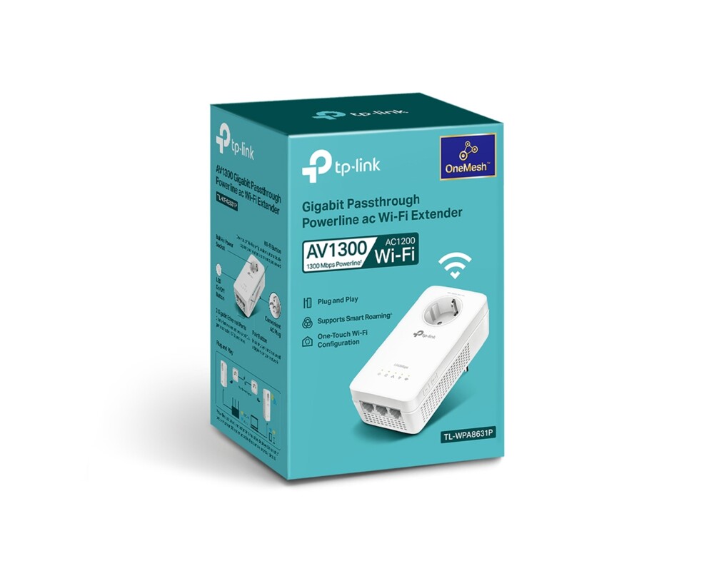 Powerline адаптер TP-Link TL-WPA8631P AV1300 6