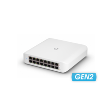  16-портов гигабитен PoE комутатор Ubiquiti UniFi Switch Lite USW-Lite-16-PoE Gen2 212694 USW-Lite-16-PoE на топ цена - PIC.bg