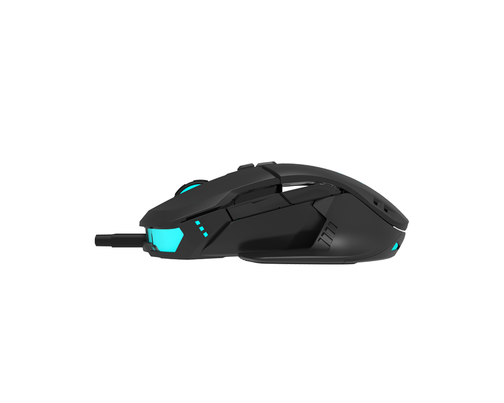 Мишка Delux M629DB PMW3325 USB Type-C/безжична RGB 2