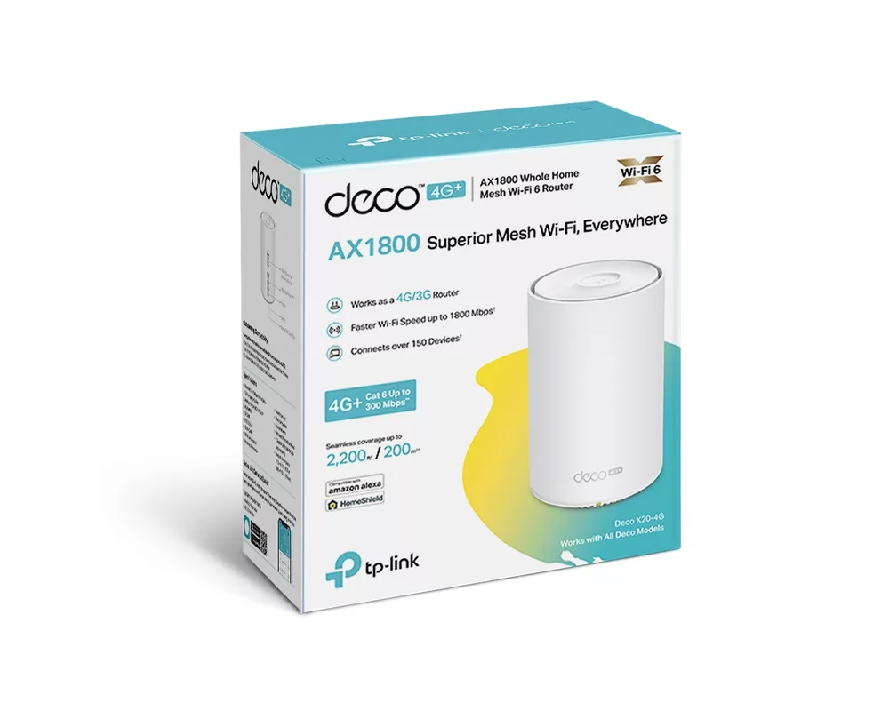 Рутер TP-Link Deco X20 AX1800 Gateway 16