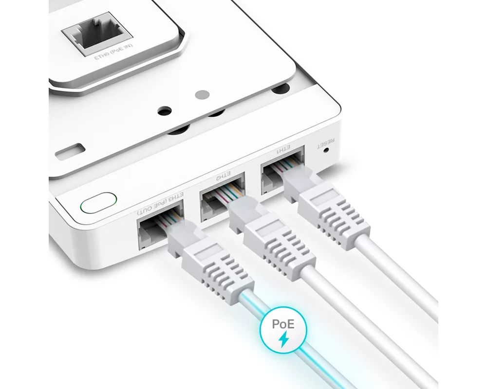 Access point (Точка за достъп) TP-Link Omada EAP615-Wall WiFi 6 AX1800 5