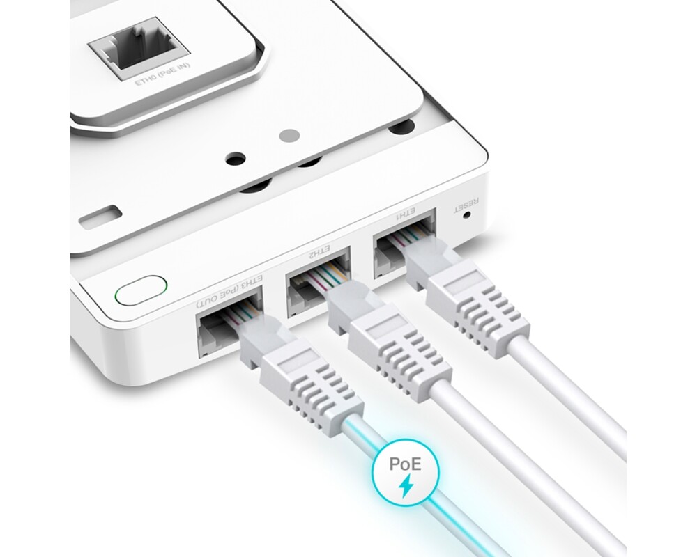 Access point (Точка за достъп) TP-Link Omada EAP615-Wall WiFi 6 AX1800 10