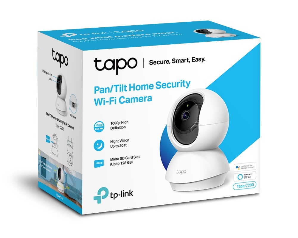 Цифрова IP камера TP-Link Tapo C200 Wi-Fi Pan/Tilt камера за наблюдение 4