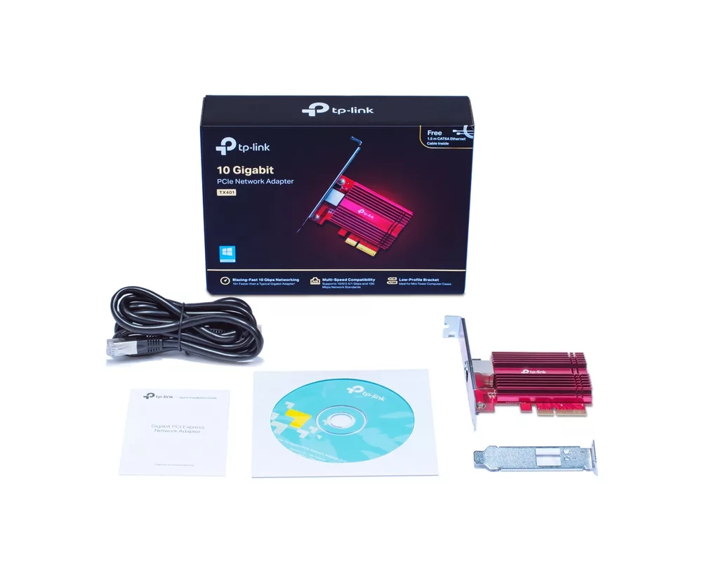 Мрежова карта TP-Link TX401 с нископрофилна планка 2