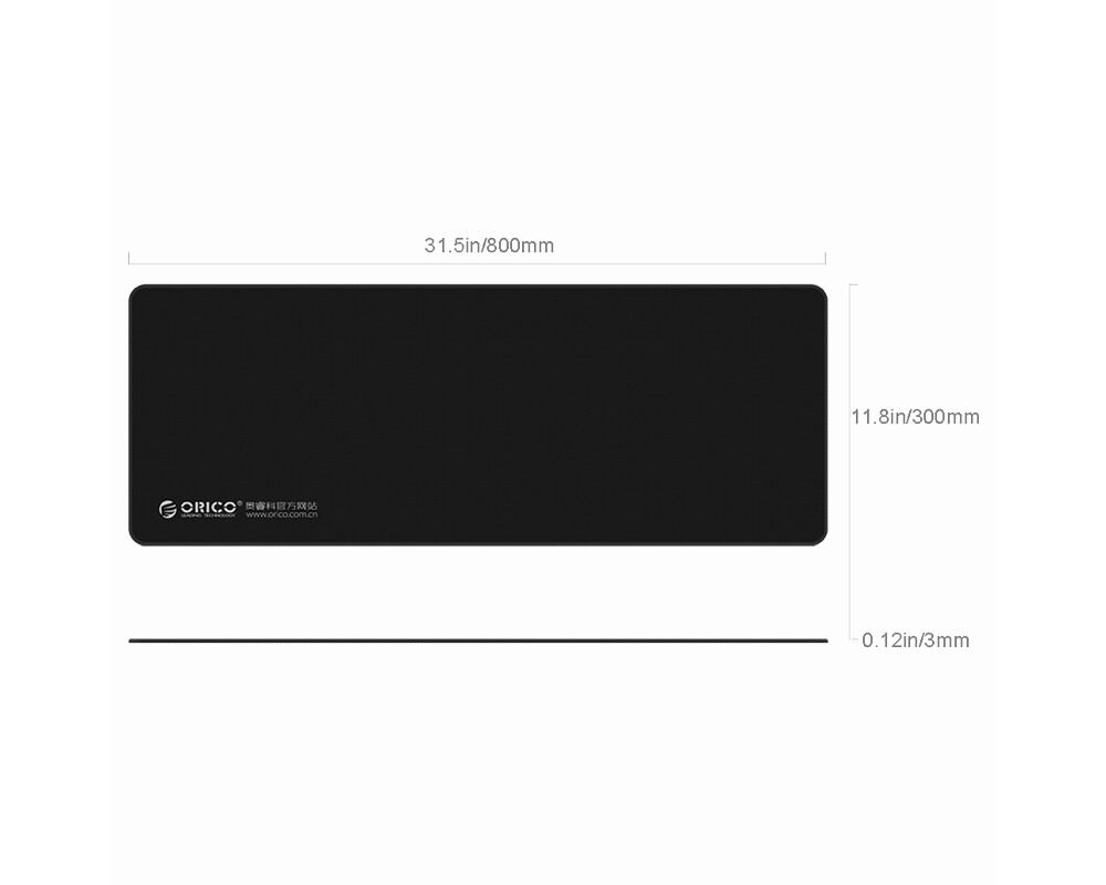 Пад за мишка Orico Mousepad Size XL - MPS8030-BK 17
