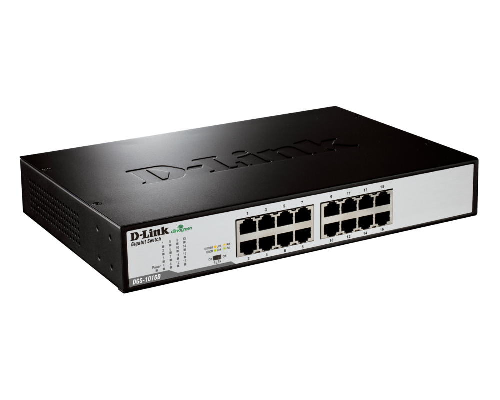 Switch (Комутатор) D-Link 16-Port 10/100/1000Mbps Copper Gigabit Ethernet Switch 4