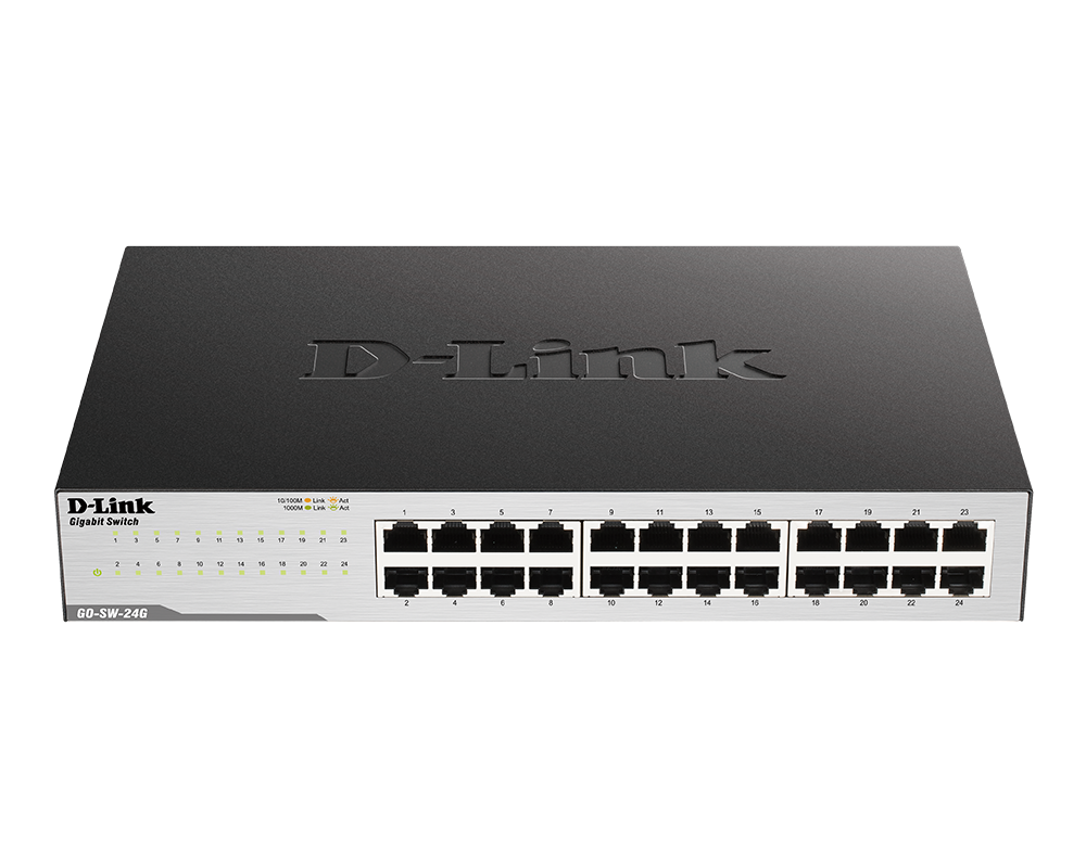 Switch (Комутатор) D-Link 24-Port Gigabit Easy Desktop Switch 4
