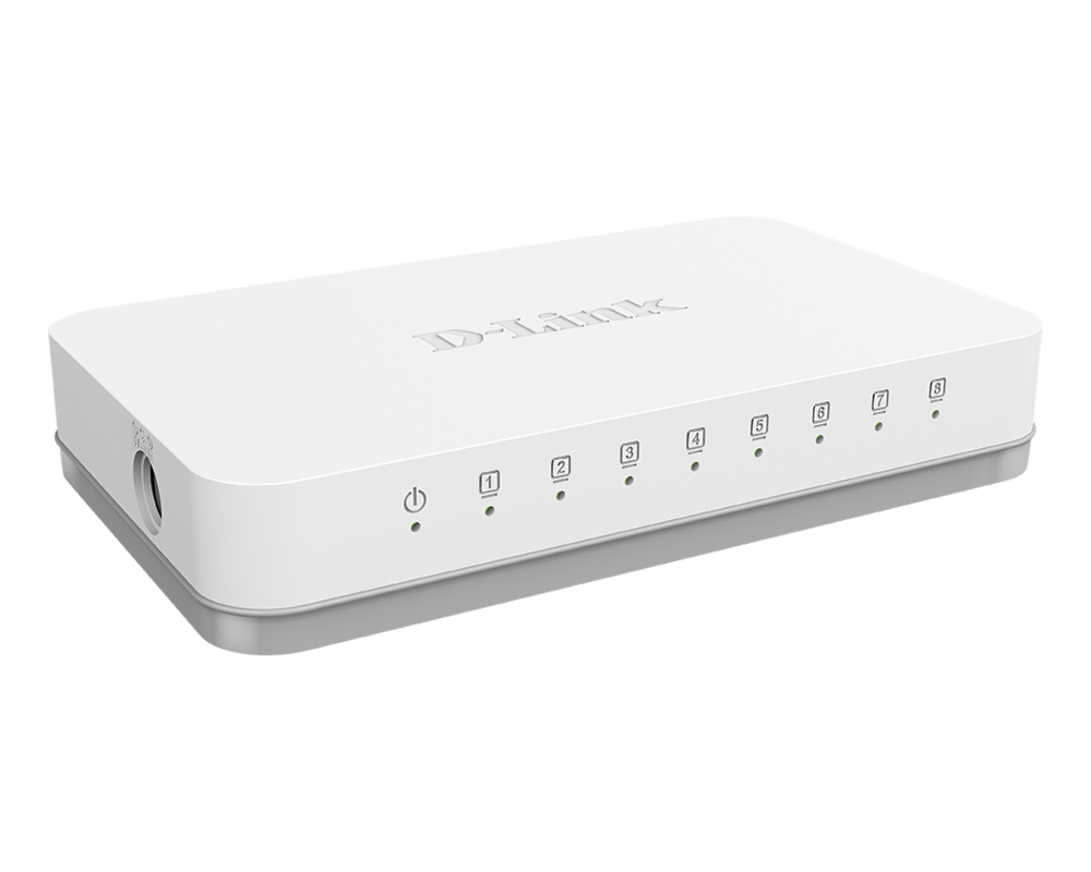 Switch (Комутатор) D-Link 8-Port Gigabit Easy Desktop Switch 14