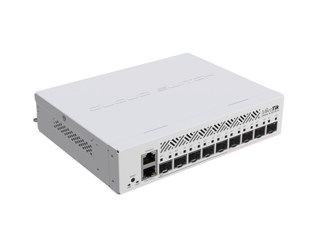 Switch (Комутатор) MikroTik CRS310-1G-5S-4S+IN с 5 SFP и 4 SPF+ порта 7