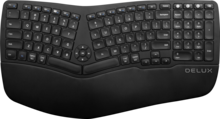  Delux GM902 безжична/Bluetooth черна с подсветка 365965 GM902_BK_BL на топ цена - PIC.bg