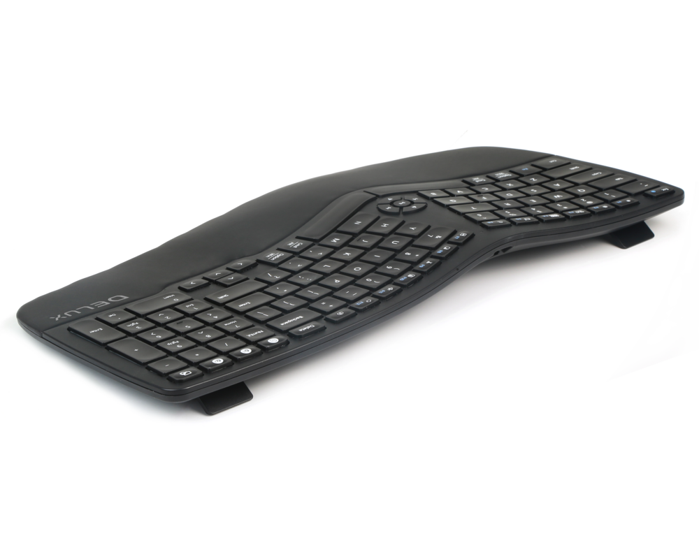Клавиатура Delux GM902 безжична/Bluetooth черна с подсветка 7