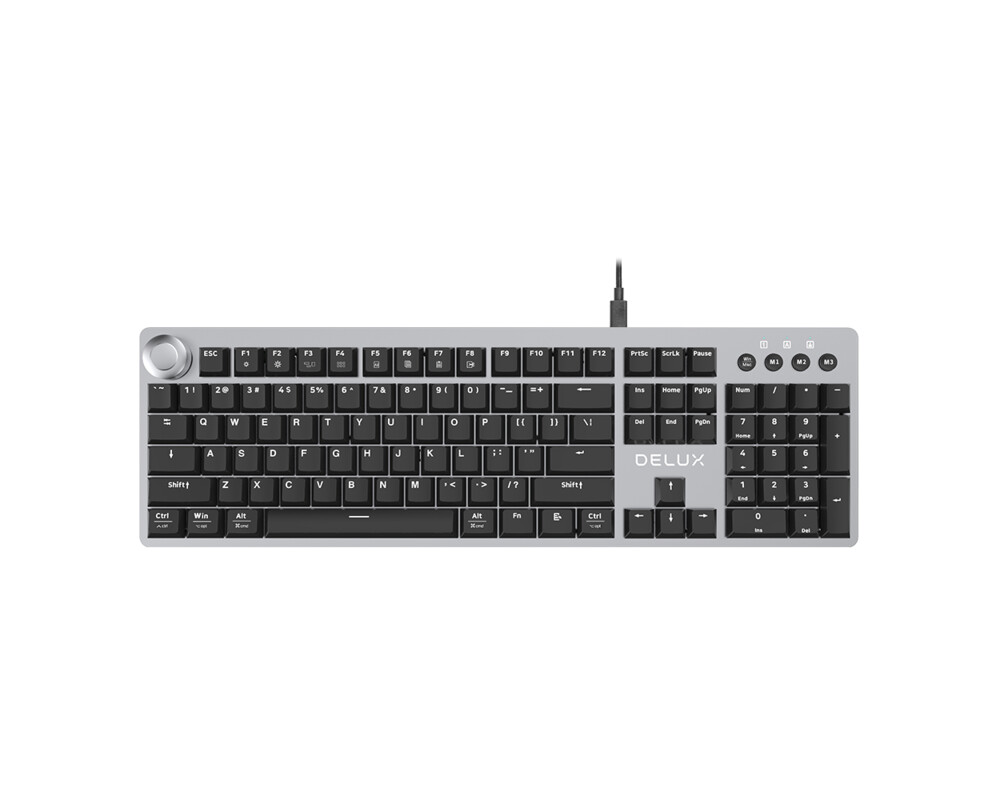 Клавиатура Delux KS100U USB Designer version механична US Layout 16