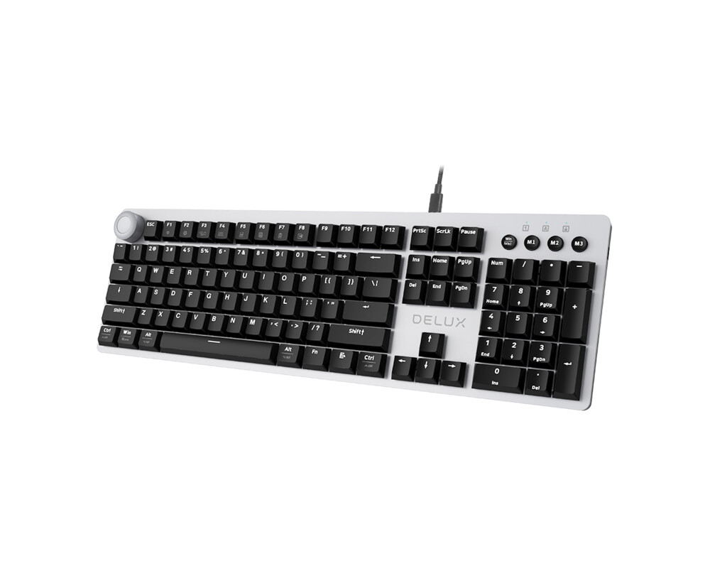 Клавиатура Delux KS100U USB Designer version механична US Layout 3