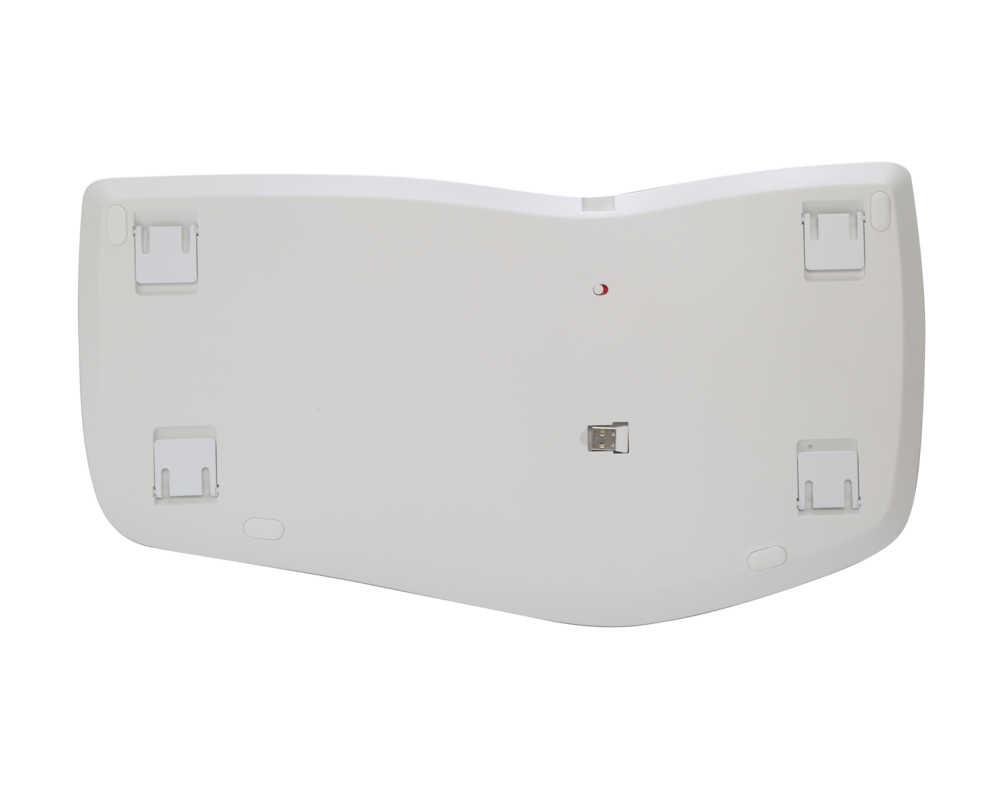 Клавиатура Delux GM902 безжична/Bluetooth бяла US Layout 10