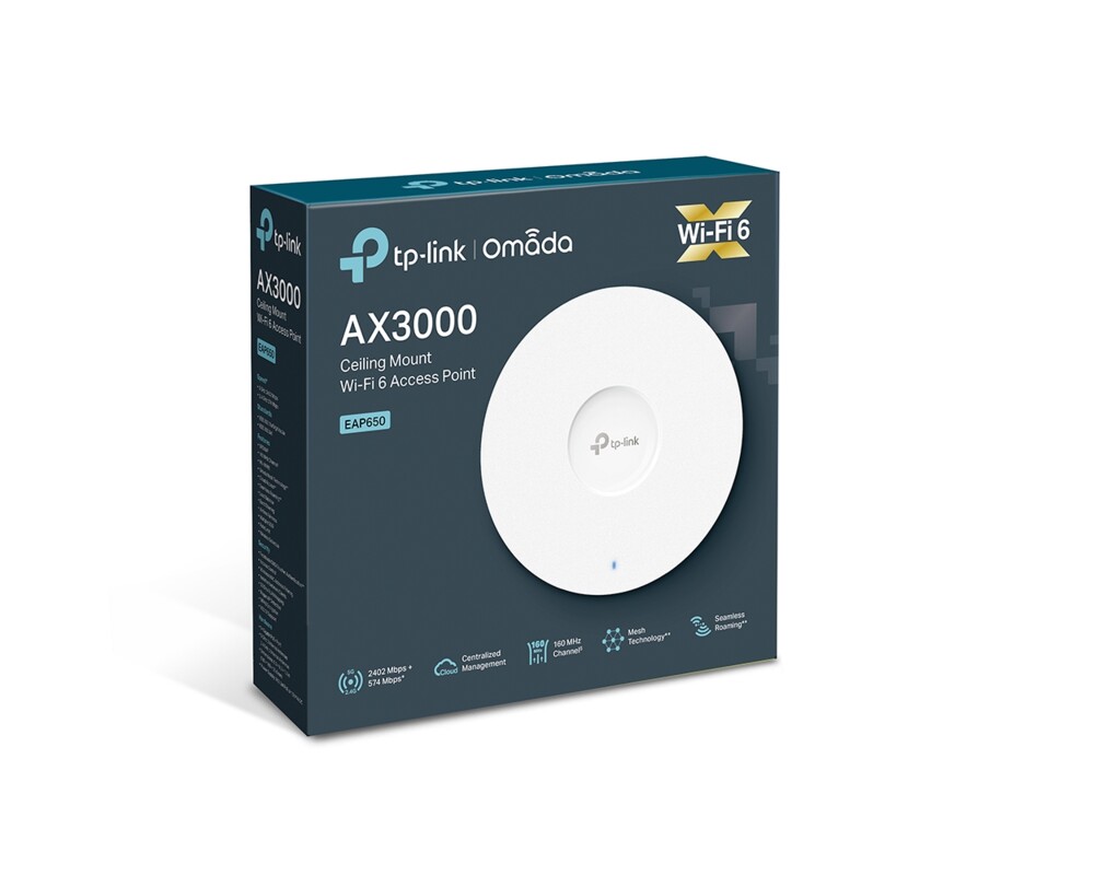 Access point (Точка за достъп) TP-Link Omada EAP650 AX3000 Ceiling Mount Wi-fi 6 17