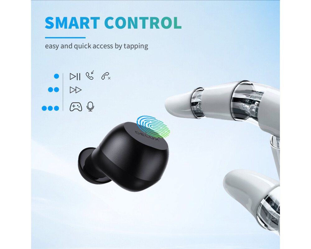 Слушалки Delux DT3 Earbuds True Wireless Bluetooth in-ear 9