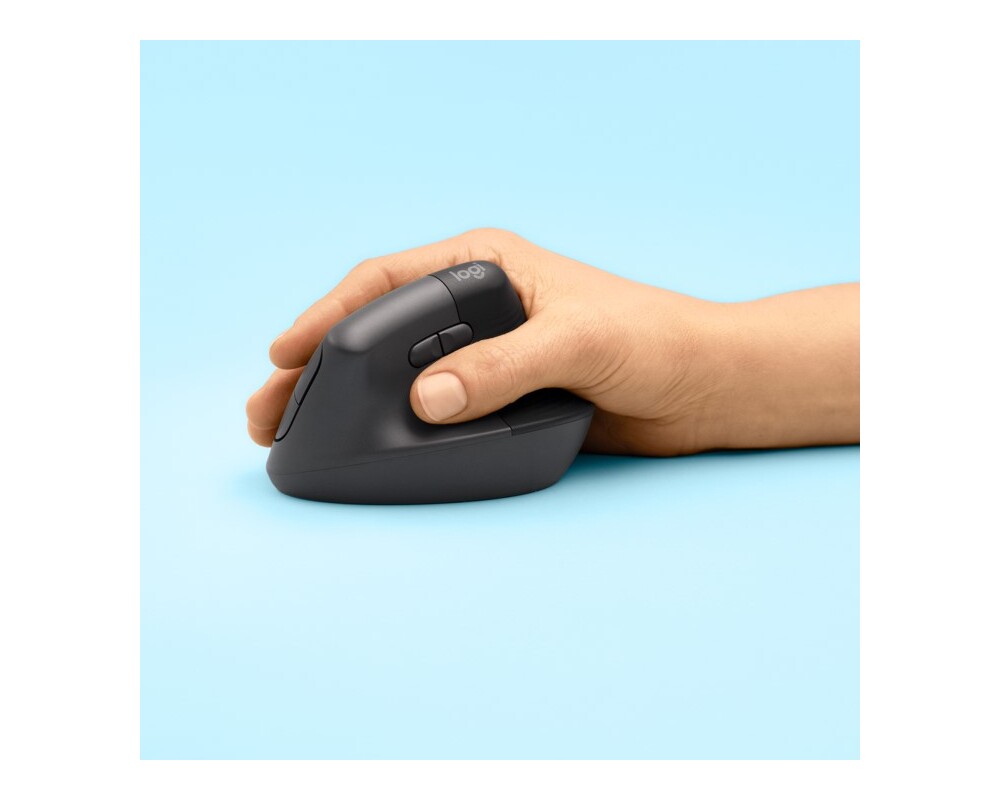 Мишка Logitech Lift Vertical Ergonomic Mouse - GRAPHITE / BLACK - EMEA 15