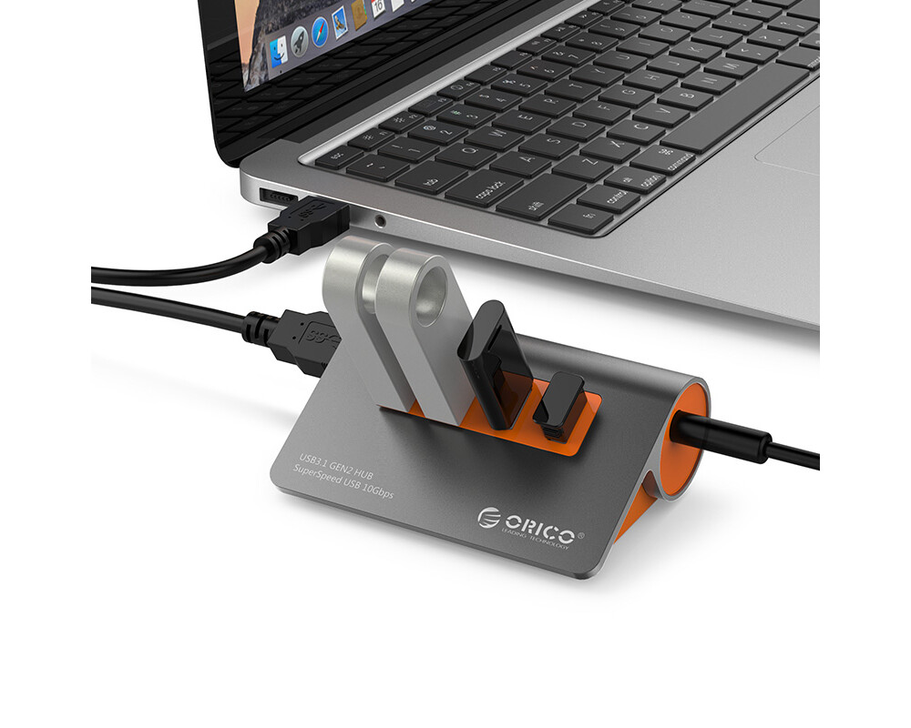 USB хъб Orico M3H4-G2-EU-OG с 4-USB 3.1 Gen 2 порта 3