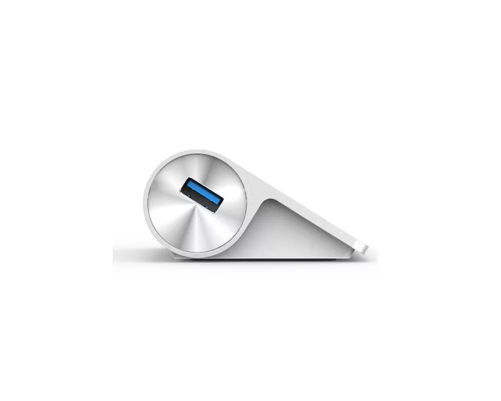 USB хъб Orico M3H4-V1-SV-BP с 4 USB3.0 порта сребрист 3