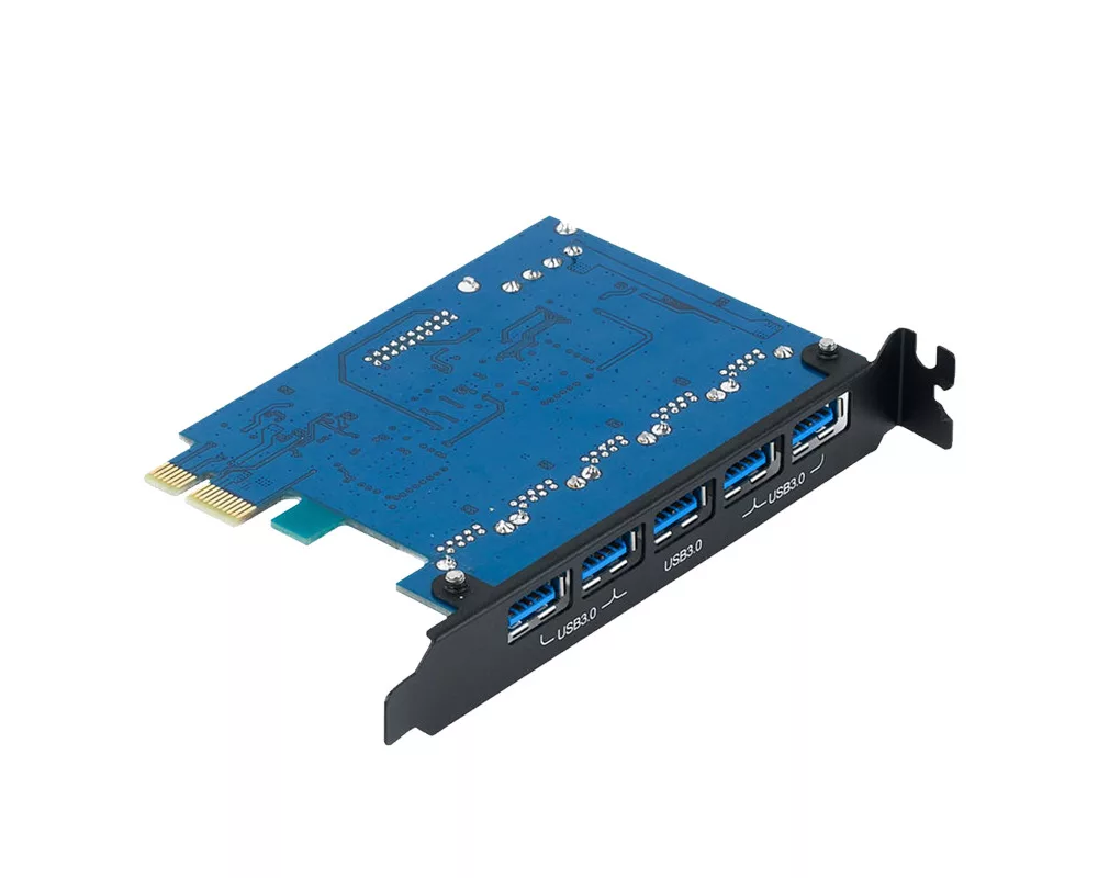 Адаптери Orico PVU3-5O2I-V1 5 Port USB3.0 PCI-Express Card 3