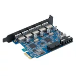 Адаптери Orico PVU3-5O2I-V1 5 Port USB3.0 PCI-Express Card 7