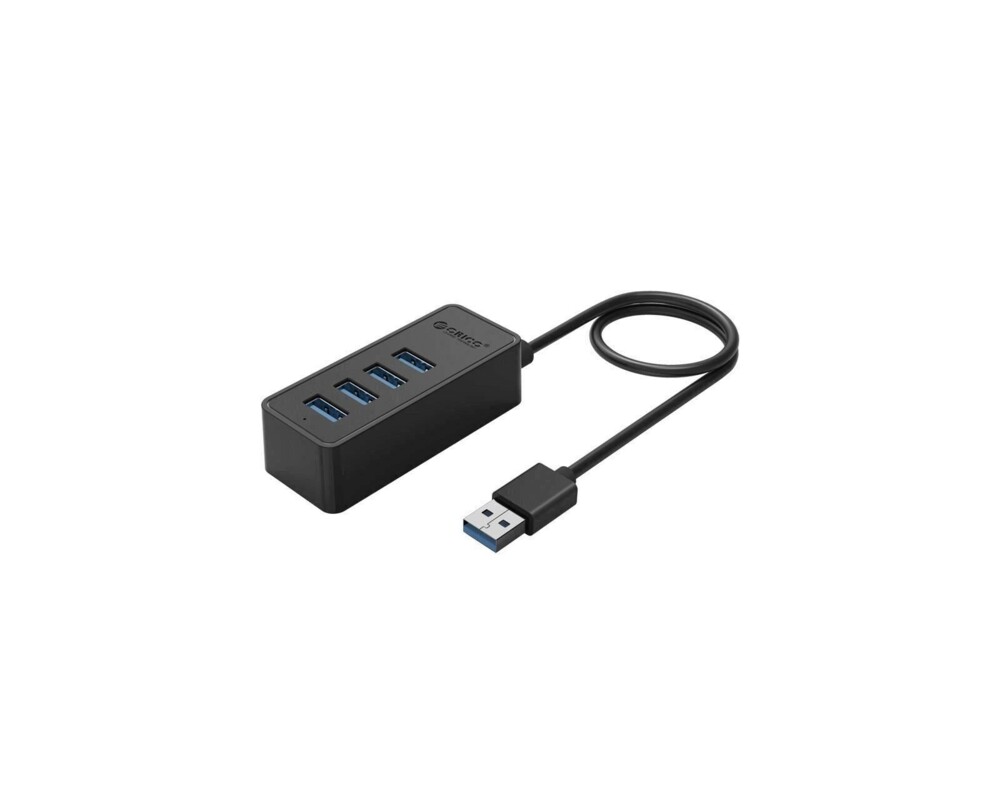 USB хъб 4-портов USB 3.0 хъб Orico W5P-U3-100-BK-PRO 1 м кабел 14