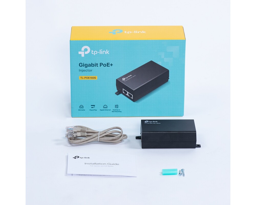 PoE адаптер TP-Link TL-POE160S Gigabit 6