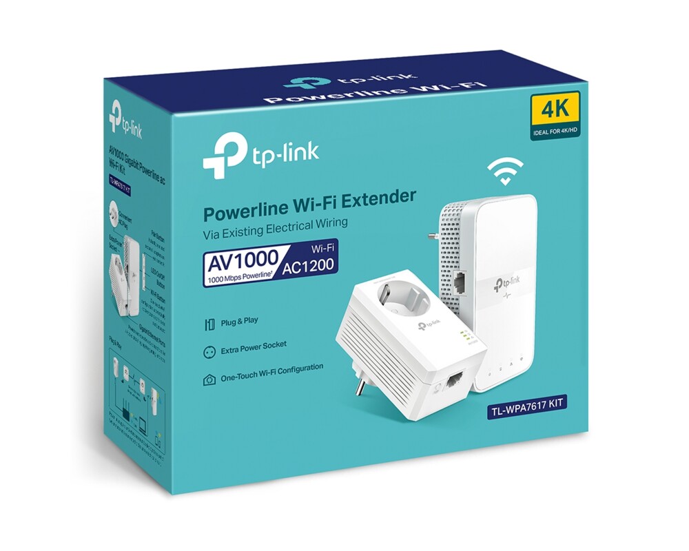 Powerline адаптер TP-Link TL-WPA7617 KIT AV1000 Wi-Fi KIT 15