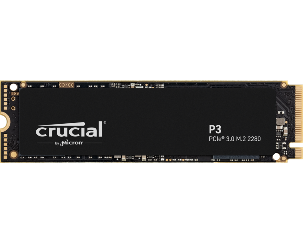 SSD Crucial SSD P3 500GB M.2 2280 PCIE Gen3.0 CT500P3SSD8 3