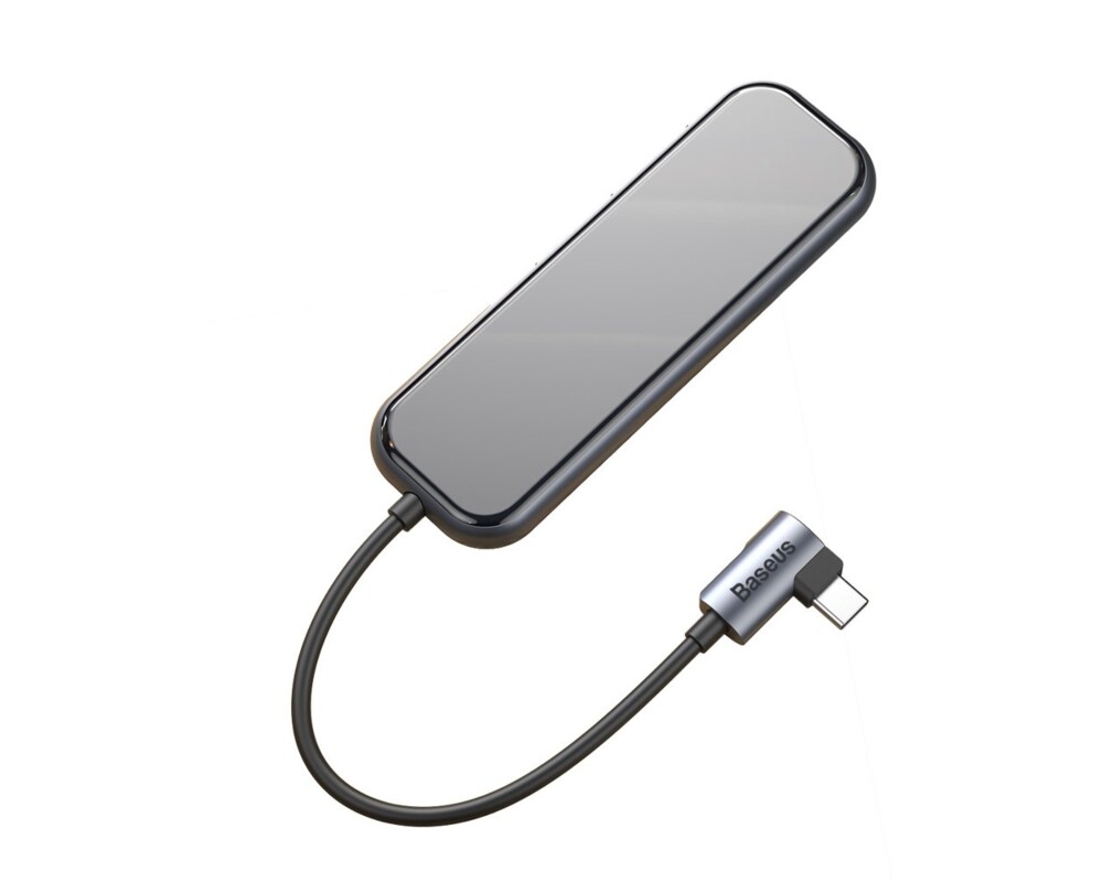 USB хъб Baseus Type-C 5 в 1 с 3x USB 3.0 / HDMI 4K / USB Type-C PD 3
