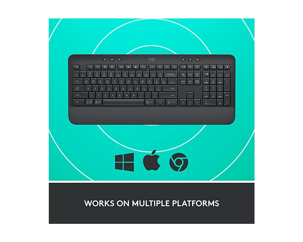 Клавиатура Logitech SIGNATURE K650 - GRAPHITE - US INT`L - INTNL-973 7