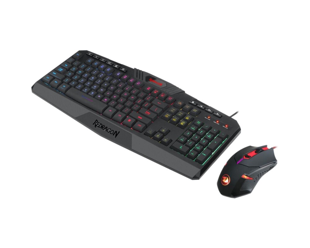 Клавиатура Комплект Redragon S101-5-BK клавиатура и мишка USB RGB 2