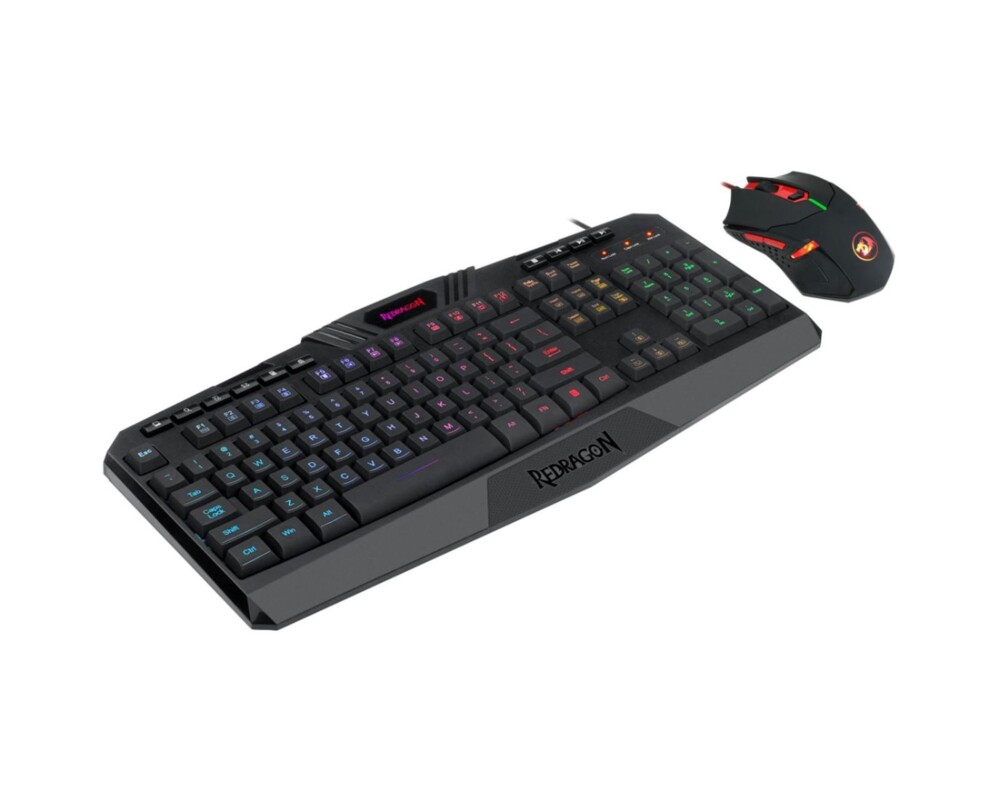 Клавиатура Комплект Redragon S101-5-BK клавиатура и мишка USB RGB 7