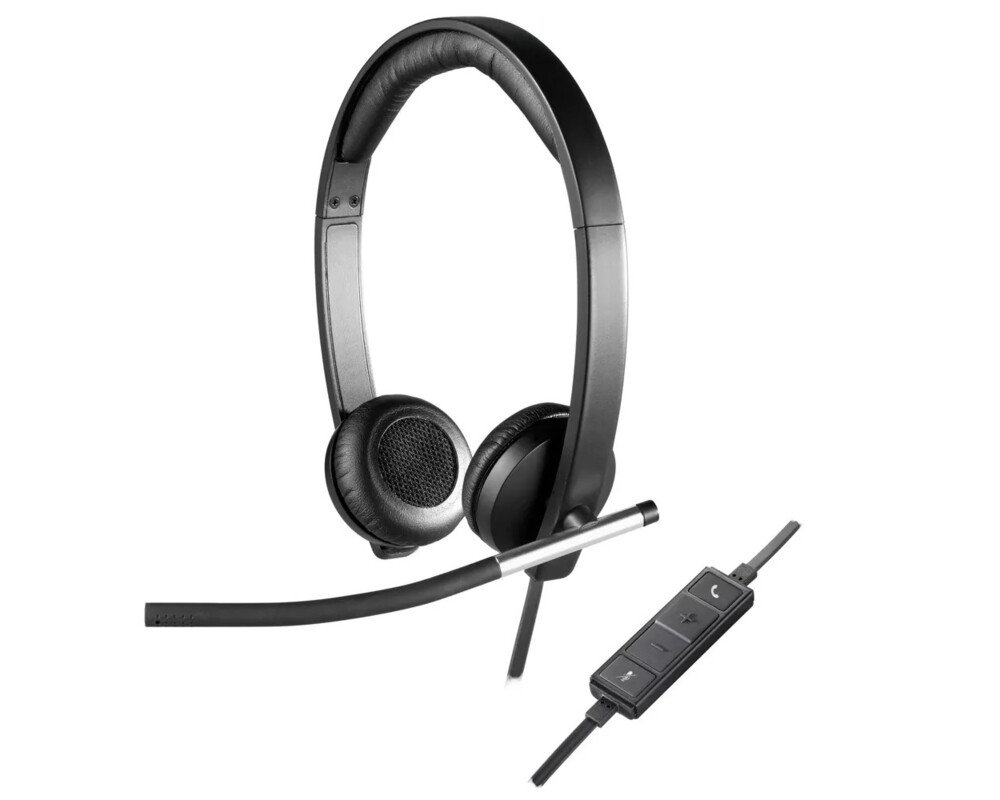 Слушалки LOGITECH H650E CORDED HEADSET STEREO USB... 12
