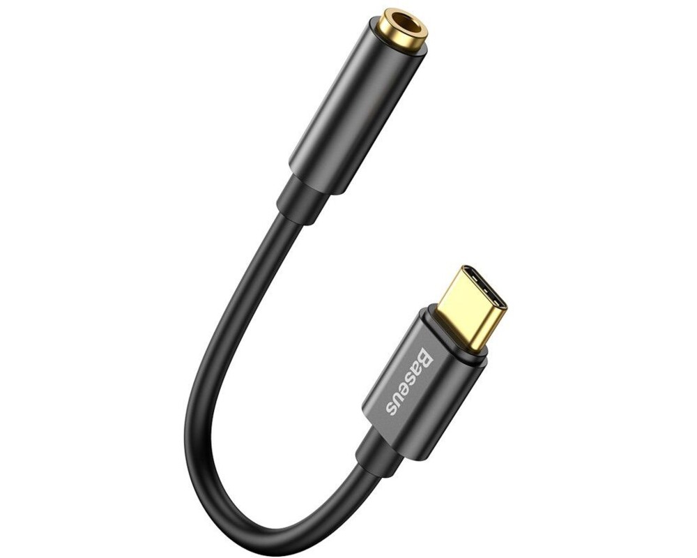 Адаптери Baseus CATL54-01, USB-C/3.5mm, черен 6