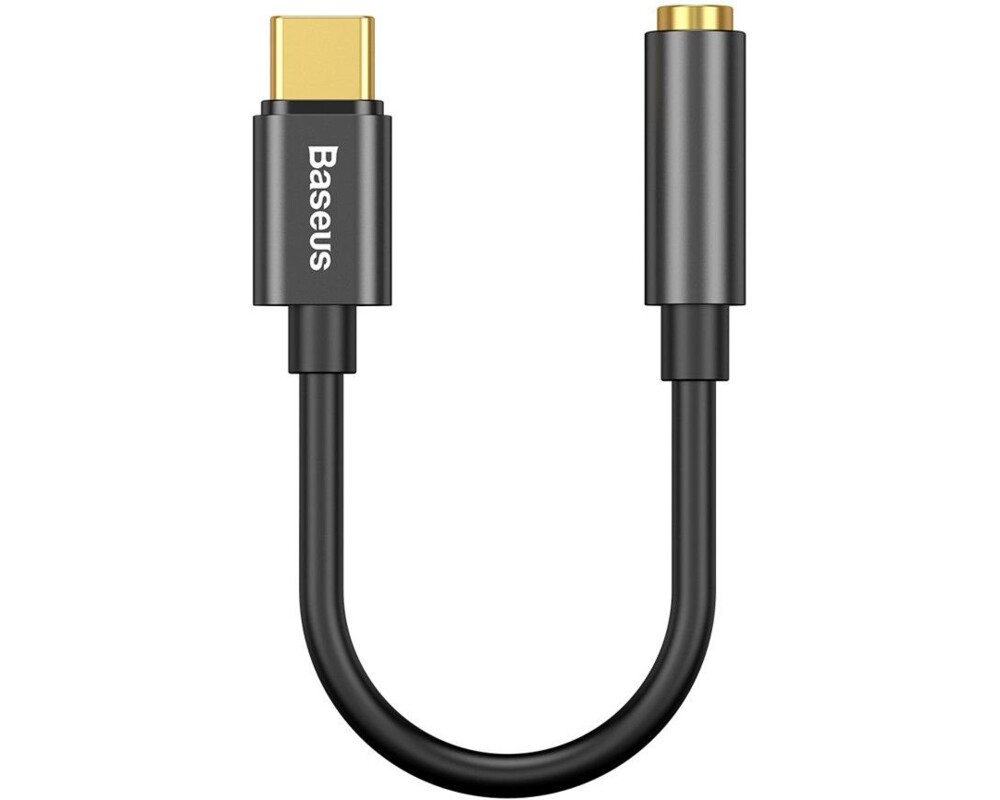 Адаптери Baseus CATL54-01, USB-C/3.5mm, черен 12