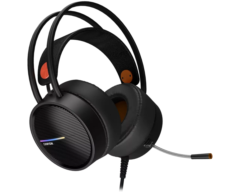 Слушалки CANYON headset Interceptor GH-8A Black O... 15